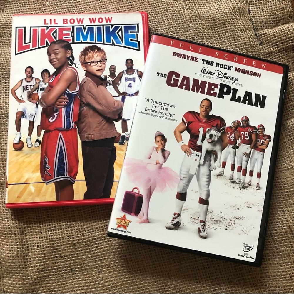 ‘Like Mike’ DVD 🏀 & ‘The Game Plan’ DVD 🏈